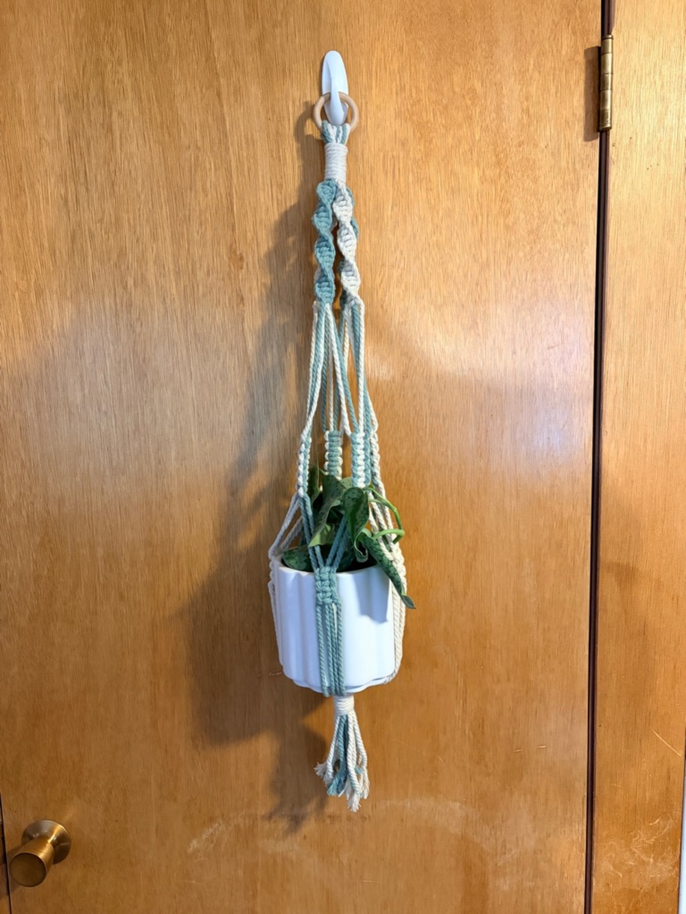 Handmade Macrame Plant Hanger. PLANT AND POT NOT INCLUDED.